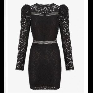 express black peplum dress Crystal Trim Peplum Maxi Dress Black